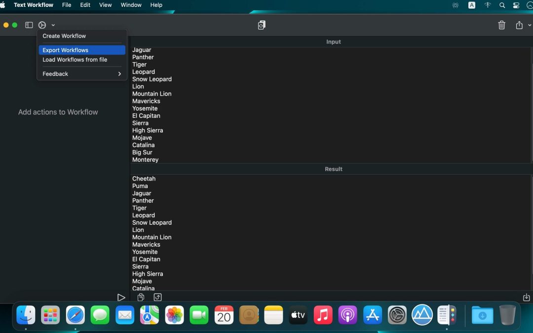 Text Workflow 1.9.2